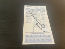 STRAT-O-MATIC Signed Card Debut 1990 Turner Ward 1993 Toronto