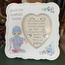 Vintage 1993 Precious Moments You  re The Sweetest Mother Frame 255963 Rare New