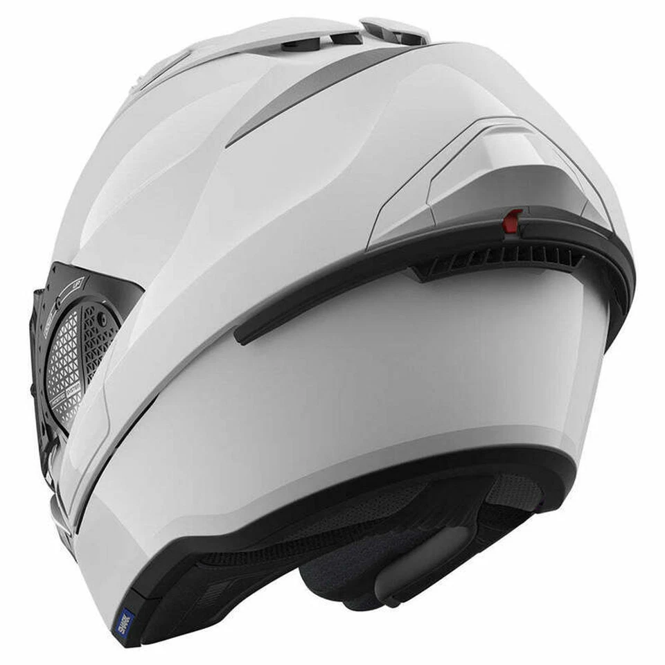 Casco de motocicleta Open Box Shark Evo ES blanco cara completa talla grande Foto 3 de 4