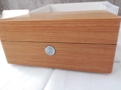 Omega Authentic Wooden Watch Box With Travel Red Cube Box Latest