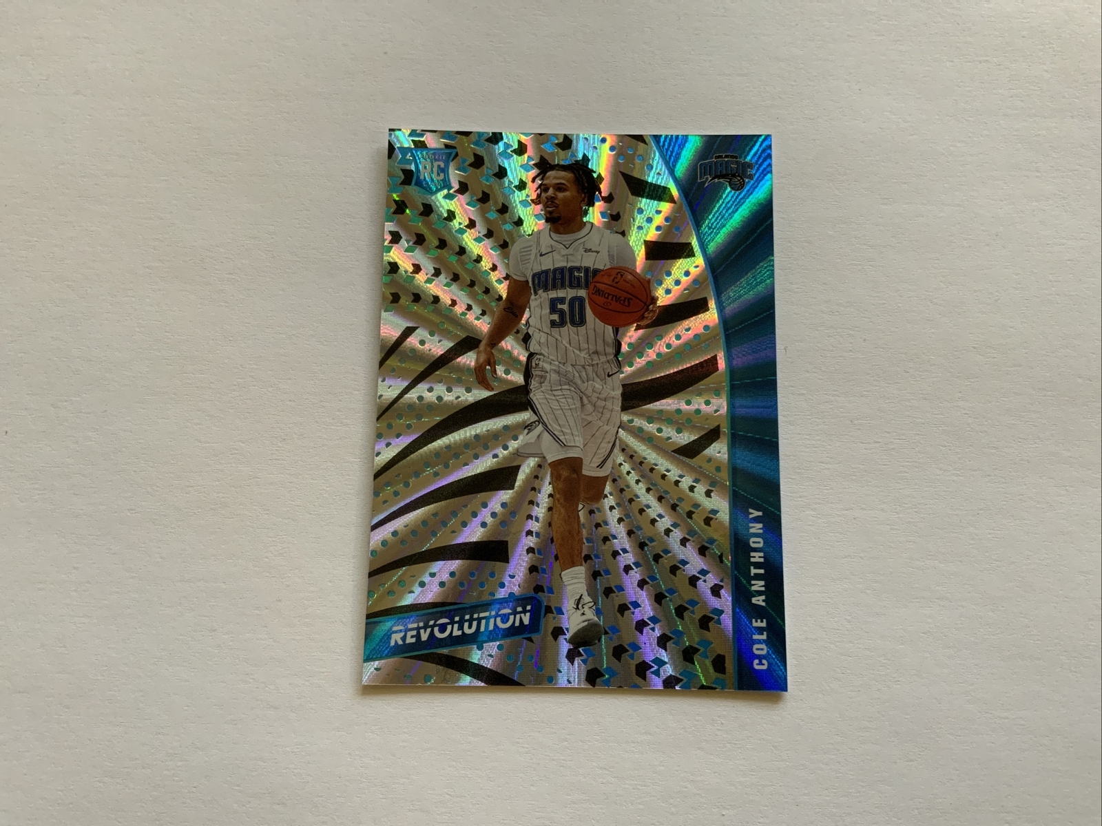 Cole Anthony 2020-21 Panini Revolution #106 Magic Tmall Rookie Sunburst /75