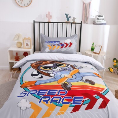 3D Animal Cartoon Kids Quilt Cover Set Bedding Sets Pillowcases