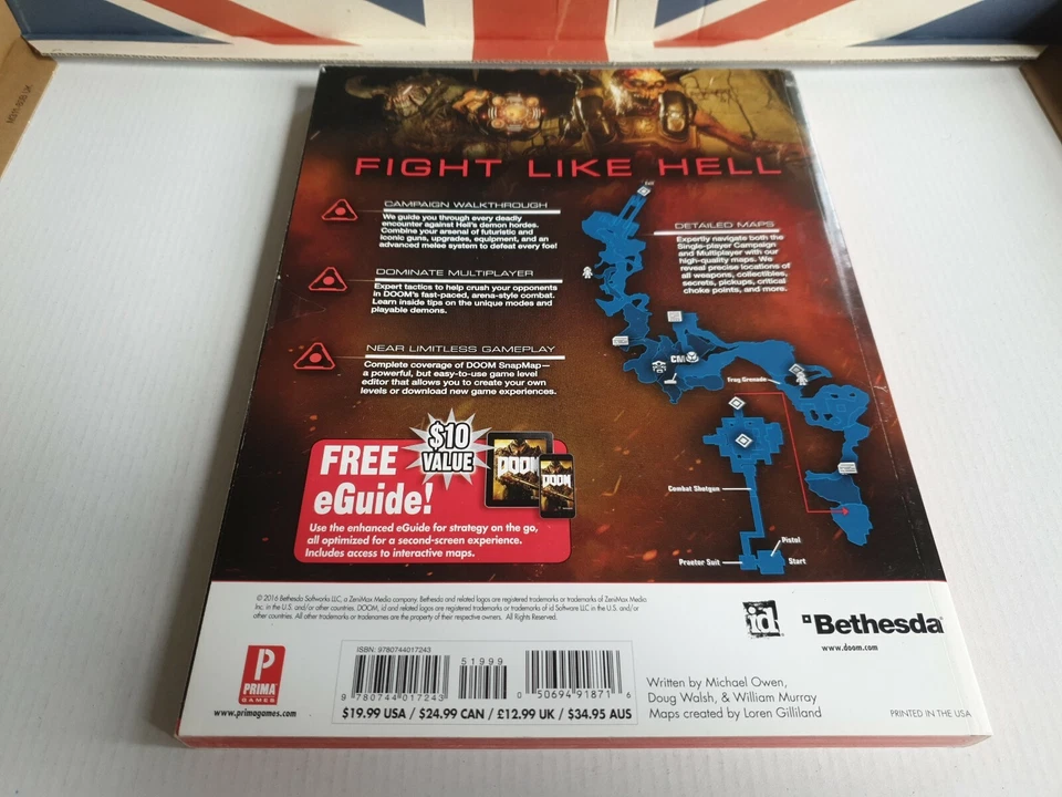 DOOM : PRIMA'S OFFICIAL STRATEGY GUIDE. PS4. Playstation 4, XBOX ONE, PC Guide. - Image 2 of 4