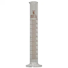 100ml Graduated Cylinder, Glass, Round, Karter Scientific 412F2 (Pack 6)