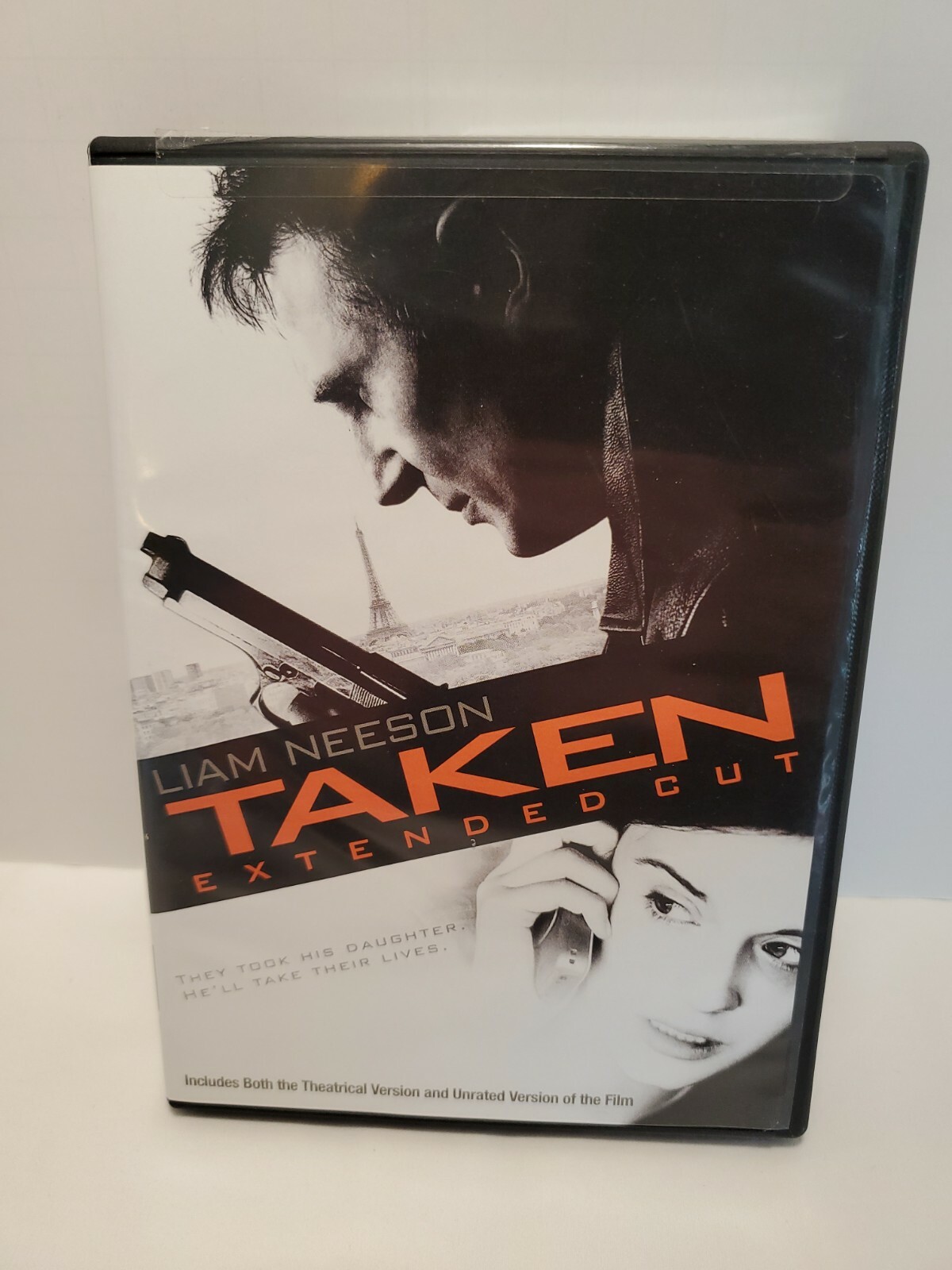 Taken (DVD, 2009, Theatrical & Unrated, Extended Cut) NEW