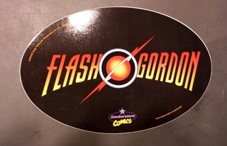 Flash Gordon Sticker. comic