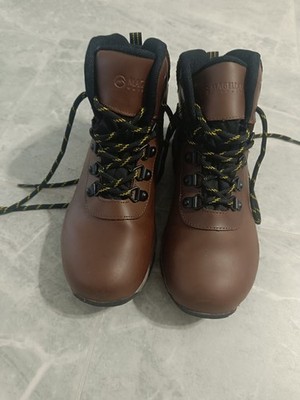 Magellan Outdoors Waterproof Hiking Boot Brown Black 4D Boys