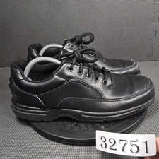 Rockport Shoes Mens Size 10.5 Black Leather Walking Comfort Oxford K71218