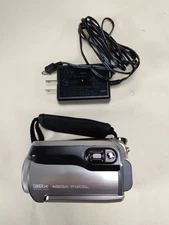 JVC Everio Hard Disk Hybrid Camcorder 30GB GZ-MG155U 32x Zoom Tested & Working