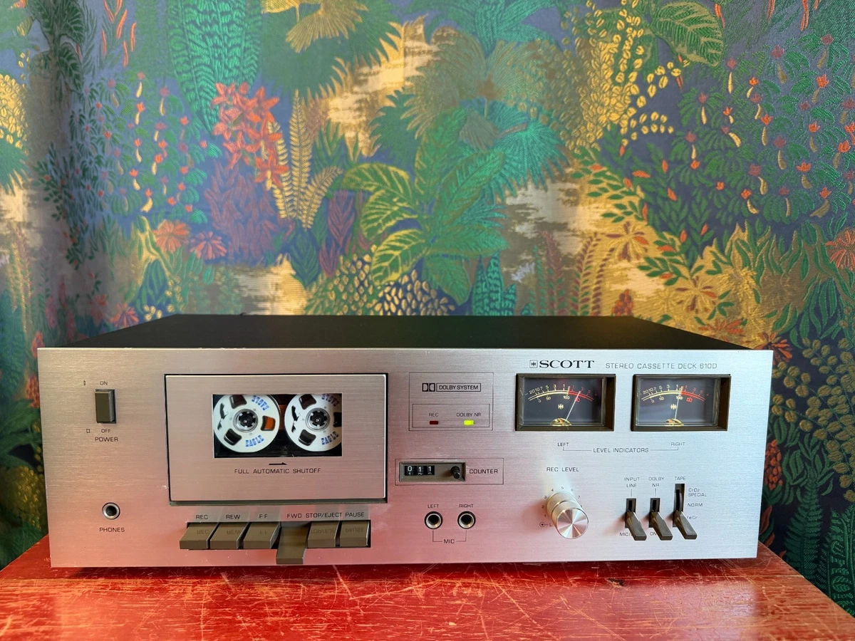 Platine Cassette SCOTT 665DM – Modèle Très Rare, Vintage Et Fonctionnel