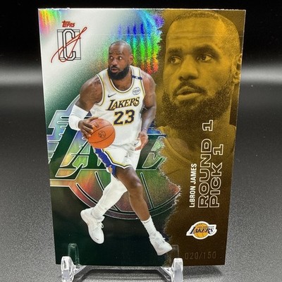 2025-26 Topps Signature Class LeBron James Chrome GREEN Refractor /150 Lakers