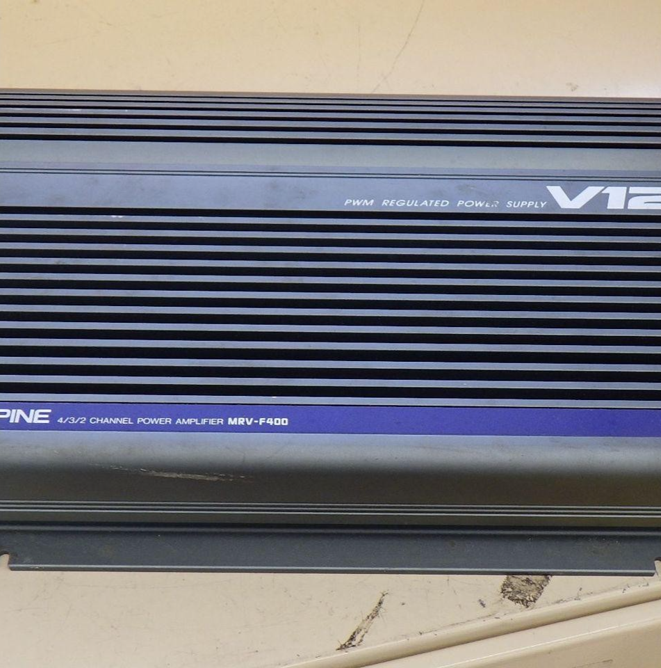 動作品】 ALPINE パワーアンプ MRV-F400 V12 アルパイン 4/3/2 動作品】 ALPINE パワーアンプ MRV-F400 V12 アルパイン 4/3/2