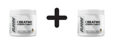 2 x Raw Nutrition Creatine Monohydrate, Unfla...