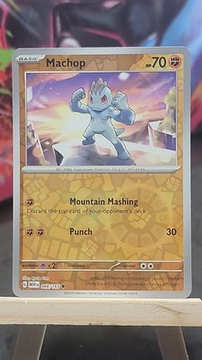 Machop 066/165 Reverse Holo MEW SV: Scarlet & Violet 151 Common NM-MP