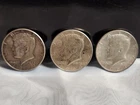 Kennedy Half Dollar 1964 Lot of 3 Silver 50C Coin Uncertified Collectable