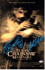 Andrew Bryniarski signed 11x17 Poster Leatherface Texas Chainsaw Massacre JSA