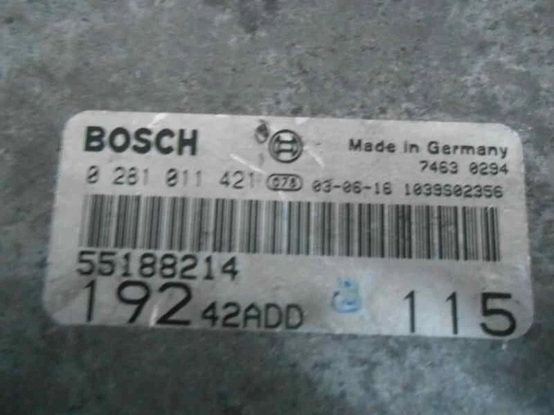 55188214 centralina motore per FIAT STILO MULTI WAGON (192) 1.9 JTD CAT 269137 - Immagine 3 di 3