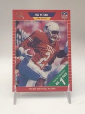1989 Pro Set Eric Metcalf #489 Rookie Card Cleveland Browns. rookie card picture