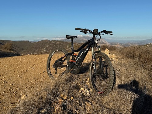 Electric assist mtb bike - full suspension. This Haibike Full 7 Pro S is loaded 
