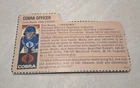 1982-83 GI Joe ARAH Cobra Officer Mail Away RED BACK File Card Accessory
