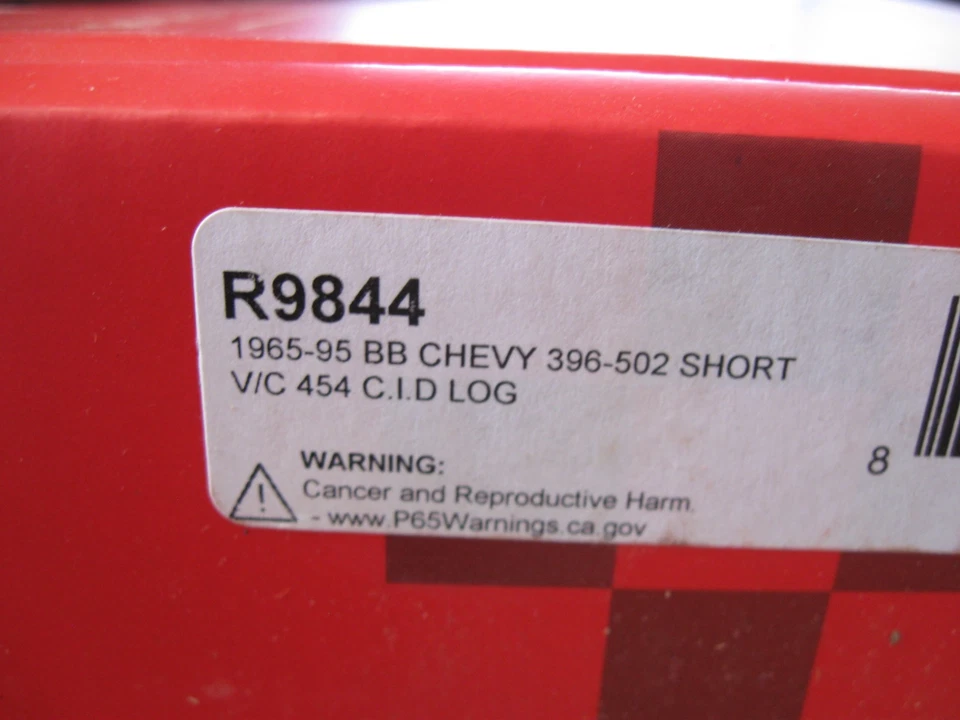 Racing Power Company R9844 BB Chevy Bare Aluminum Cylinder Head Straight Plug - Image 2 of 3