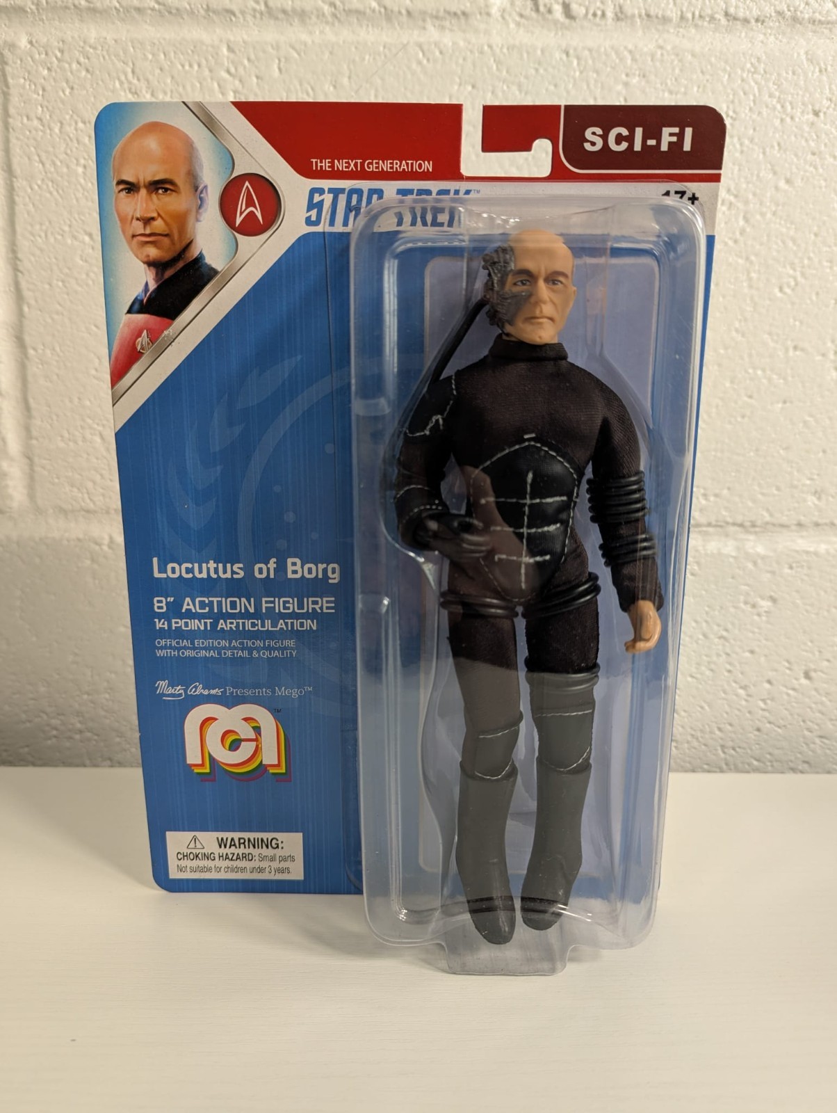 Star Trek The Next Generation Loctus of Borg Mego 8"" Action Figure