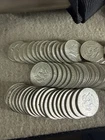 Lot Of 56 Kennedy Half Dollars 40% Silver.  1965-1970