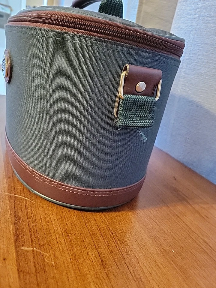 Estuche de tren American Tourister maquillaje cosmético aseo estuche de viaje equipaje verde Foto 3 de 4