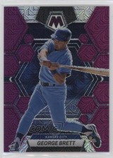 2023 Panini Chronicles Mosaic Purple Mojo Prizm /50 George Brett #11 HOF 1qg0