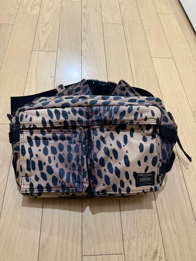 Headporter West Bag Leopard Waist Pouch, Original Design Headporter West Bag Leopard Waist Pouch, Original Design