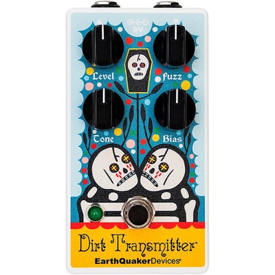 EarthQuaker Devices Dirt Transmitter Rancho De La Luna Fuzz Guitar Pedal White