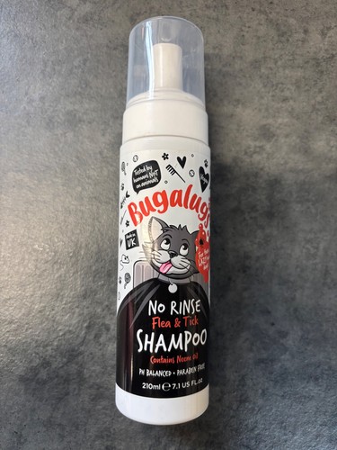 Image showcasing Flea Cat Shampoo No Rinse Dry Waterless Neem Oil Itchy Skin Fleas Ticks ...