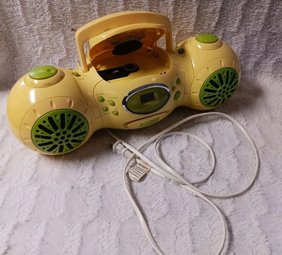 Vintage Spongebob Squarepants SB250 Emerson Boom Box CD Player/Radio 2003 *READ - Image 3 of 4