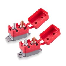 2 PCS DC 12V - 24V 30Amp Automatic Reset Circuit Breaker for Car-30 Amp