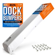 Boat Dock Bumper Guards, 48" -Pads with Screws, for Dock Edge, Piling, Vertic...