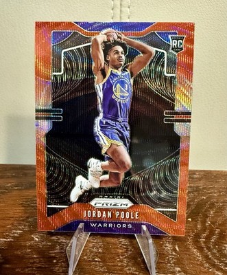 Panini Prizm 19-20 Jordan Poole Warriors #272 RC Ruby Wave Prizm - NEW