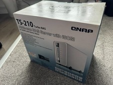 QNAP TS-210 NAS With Original Packaging, Instructions & Power Supply - No Drives