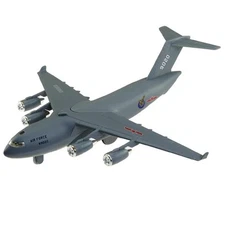 InAir Jumbo Diecast Pullbacks C-17 Globemaster III - Color Dark Gray