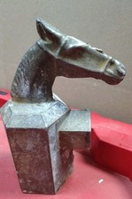 Vintage Horse Head Fence  Post Topper Equestr...