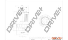 Dr!ve+ Kraftstofffilter DP1110.13.0125 für CITROËN MITSUBISHI PEUGEOT