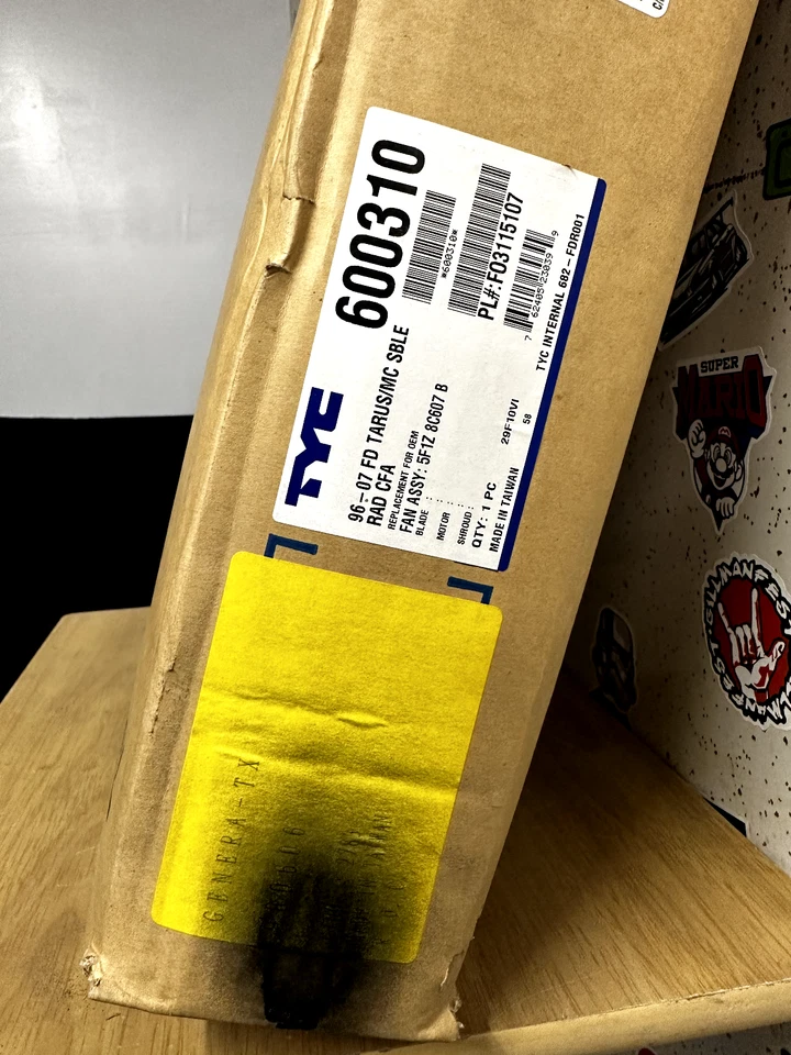 Conjunto de ventilador de refrigeração de radiador para Ford Taurus / Mercury Sable 96-07 600310 - Imagem 4 de 4