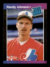 1989 DONRUSS #42 RANDY JOHNSON RATED ROOKIE RC MONTREAL EXPOS HOF