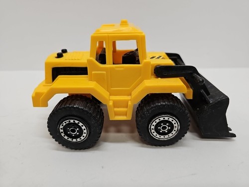 (Lot Of 2)Caterpillar And TootsieToy Bulldozer Front Loader Plastic Yellow Black - Picture 13 of 16