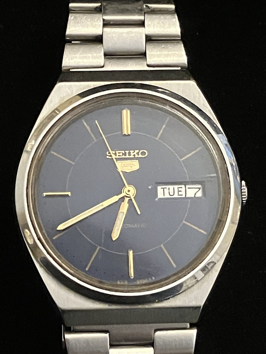 VINTAGE SEIKO 5 AUTOMATIC 6309-8930, MEN'S SS WRISTWATCH w