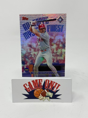 Juan Gonzalez [Refractor] #M15 card from 1999 Topps All Mystery Finest