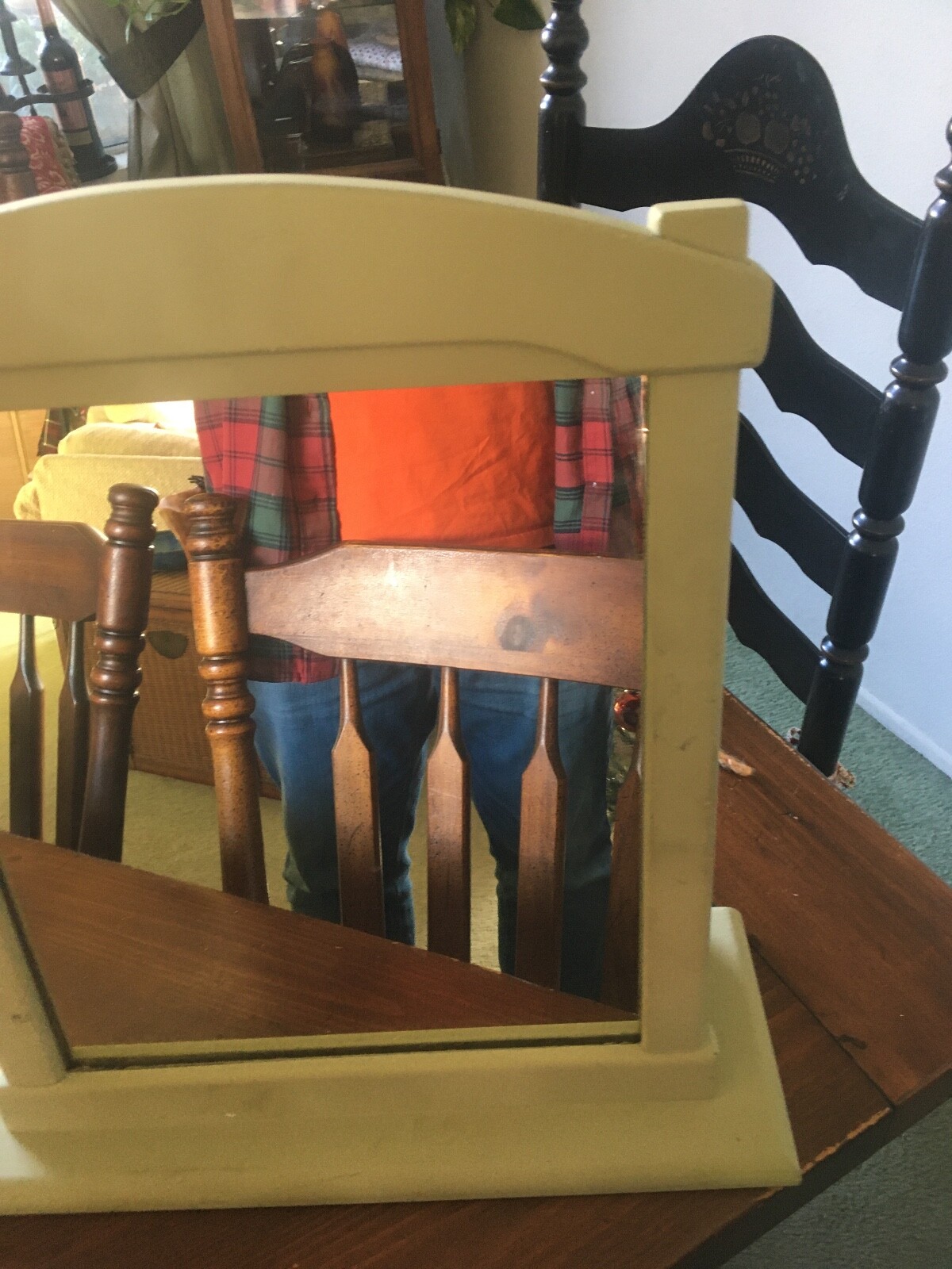 Vintage Davis Co Knoxville TN Chest Mirror18.5 x 17 x 6 " eBay