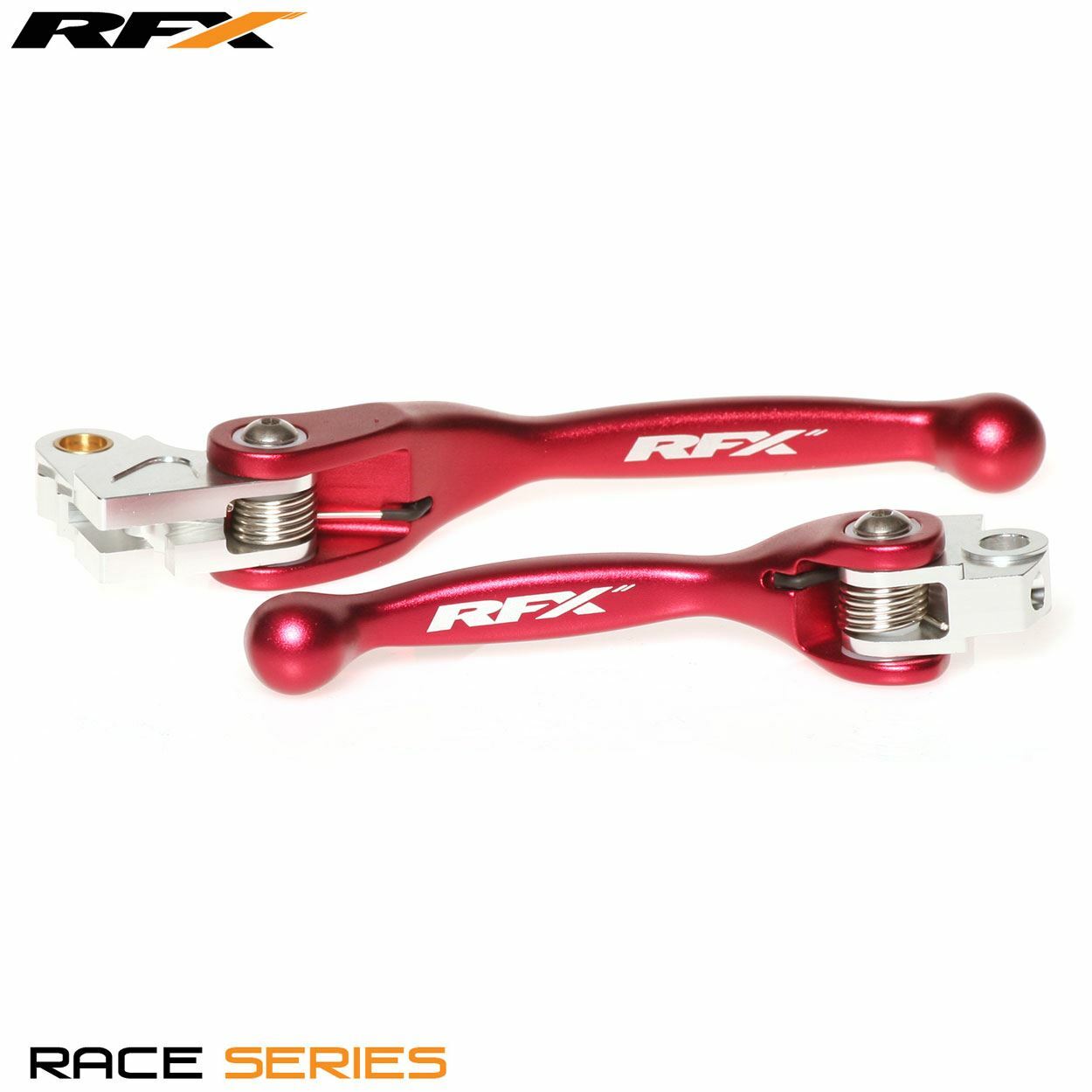 RFX Race Forged Flexible Lever Set (Red)  CR125/250 04-07 CRF250/450 04-06