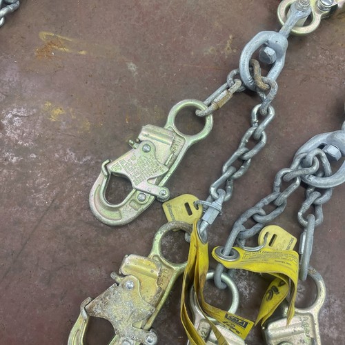 3 Used 3M Dbi Sala 5920050 Chain Rebar Positioning Lanyard Assembly With Swivel - Picture 7 of 10