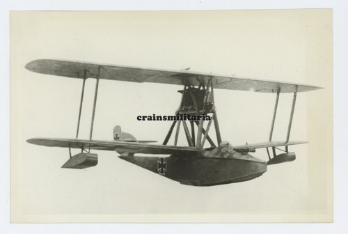 Riesen REPRO Foto Wasserflugzeug Hansa-Brandenburg W-18 im Flug