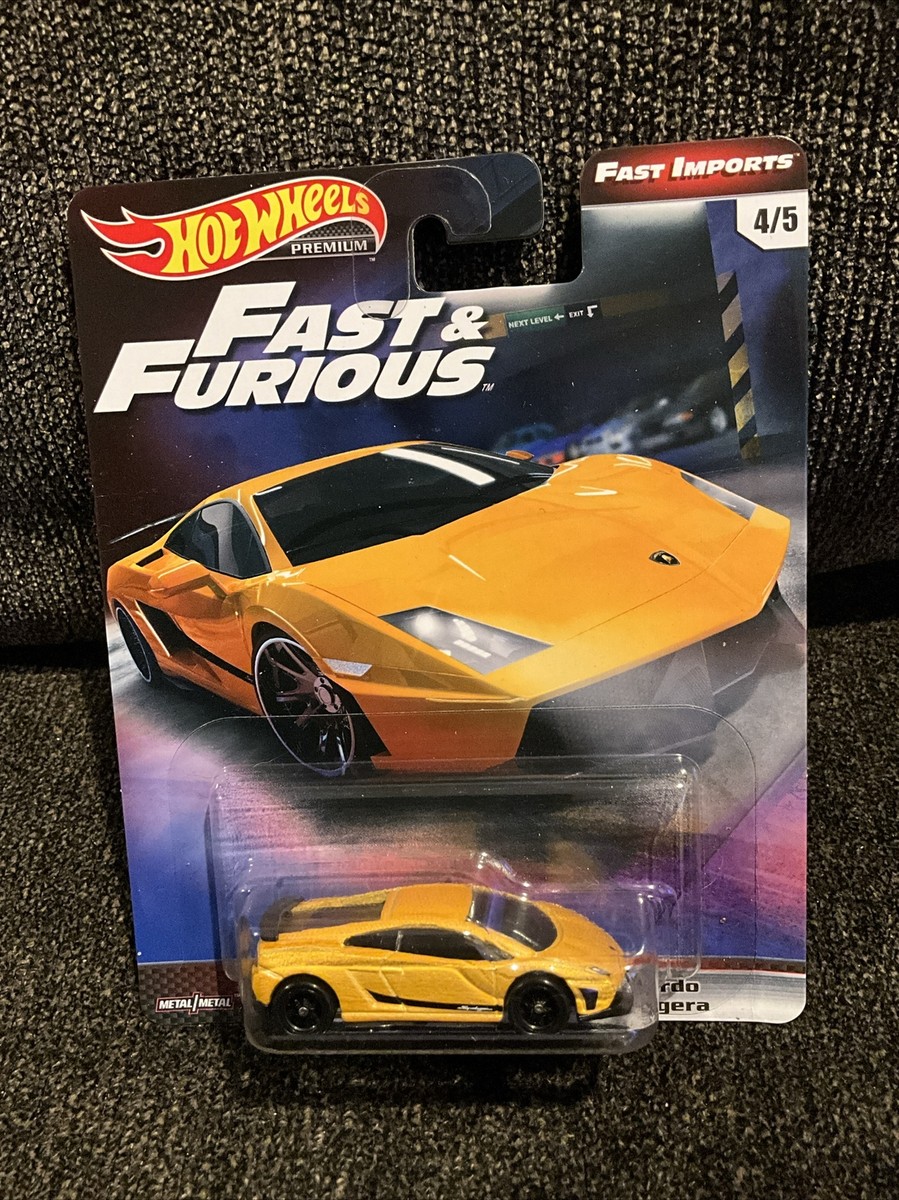 Hot Wheels Fast And Furious Fast Imports Complete 5 Car Set W